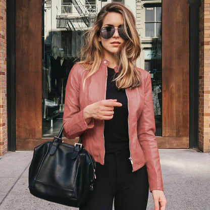 Luxury Genuine Leather Biker Jacket