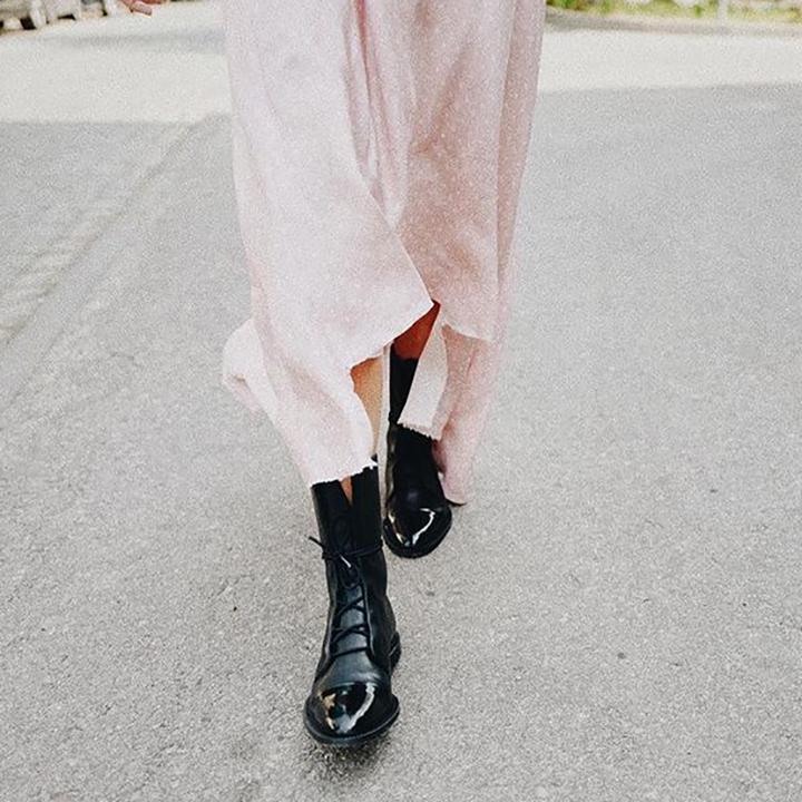 Zip-Up Ankle High Boots