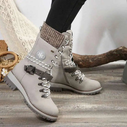 Women's Lace-Up Winter Combat Boots