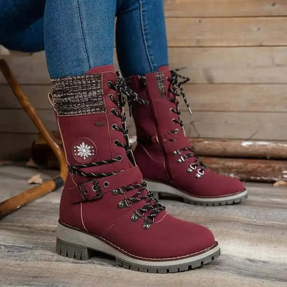 Women's Lace-Up Winter Combat Boots