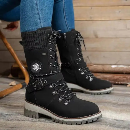 Women's Lace-Up Winter Combat Boots