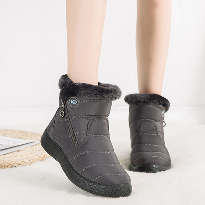 Women's Quilted Mid Ankle Flat Boots