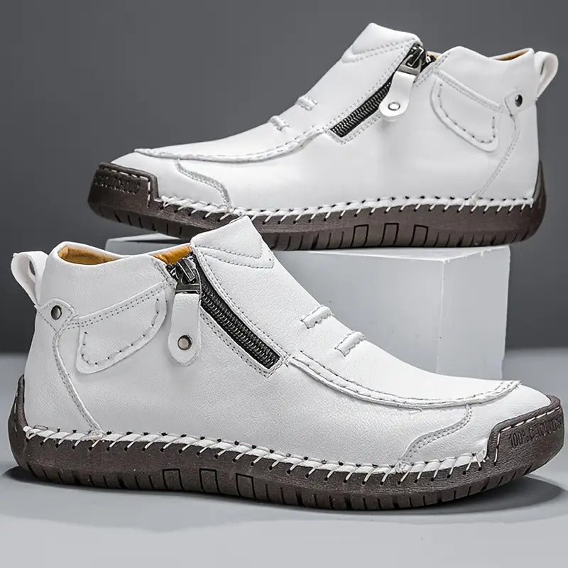Men's Ankle Boots Zip Closure