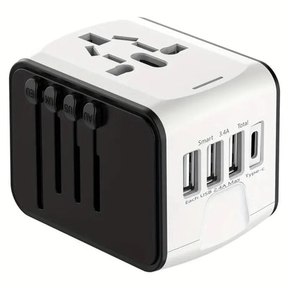 Travel Plug Adapter Compact Fast Charging Universal