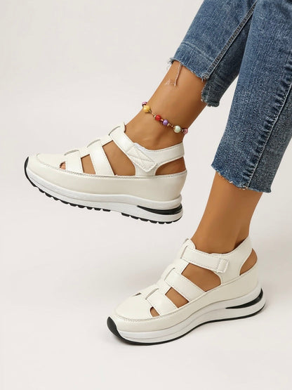 Women's Platform Sandals Adjustable Walking Shoes