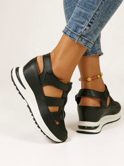 Women's Platform Sandals Adjustable Walking Shoes
