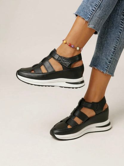 Women's Platform Sandals Adjustable Walking Shoes