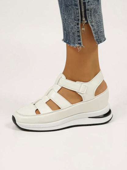 Women's Platform Sandals Adjustable Walking Shoes