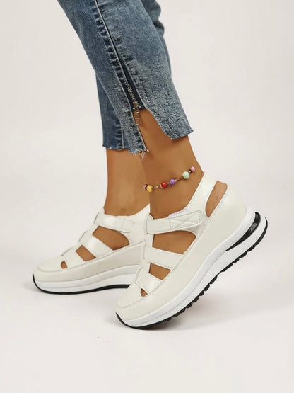 Women's Platform Sandals Adjustable Walking Shoes