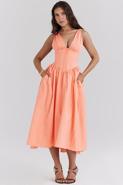 Elegant Ladies Summer Wedding Guest Dress