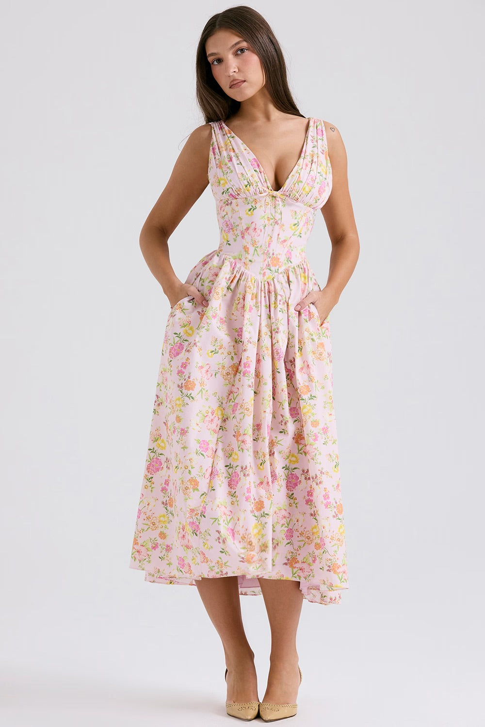 Elegant Ladies Summer Wedding Guest Dress