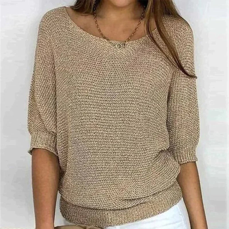 Cozy Oversized Knit Sweater - VibreMode