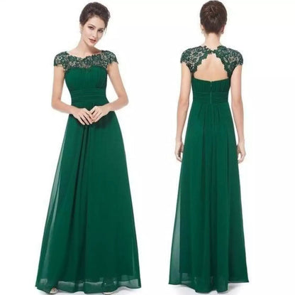 Women's V-Neck Bride Mother Dress
