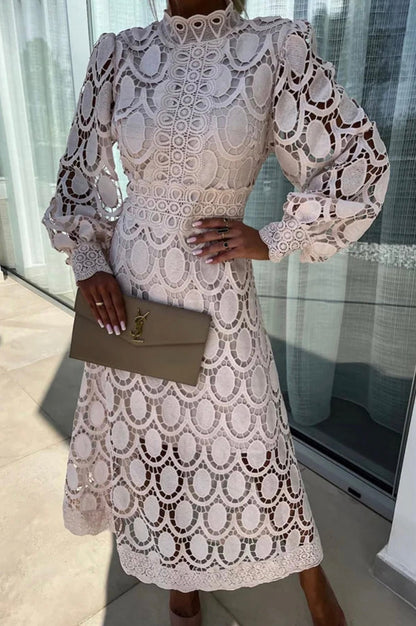Elegant Lace Women's Dress