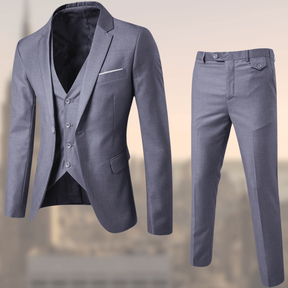Men's 2 Piece Suit Notch Collar Vest