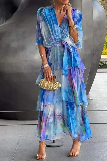 Beautiful Colourful Long Maxi Dress - VibreMode
