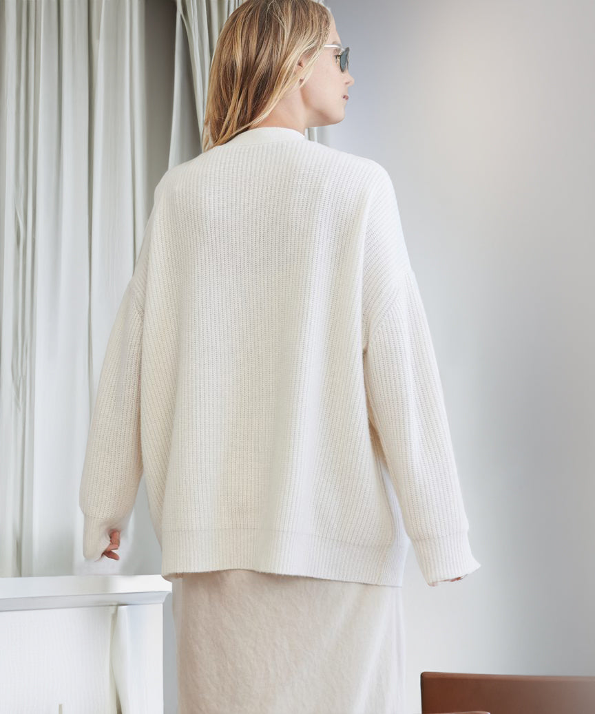 Evelyn | Women’s Winter Knit Casual Button Up  Cardigan Caliboot