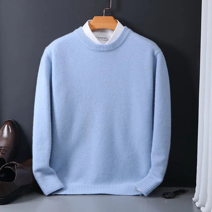 Men's Wool Blend Pullover Sweater