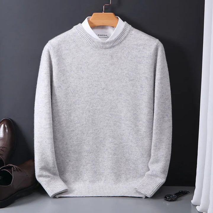 Men's Wool Blend Pullover Sweater