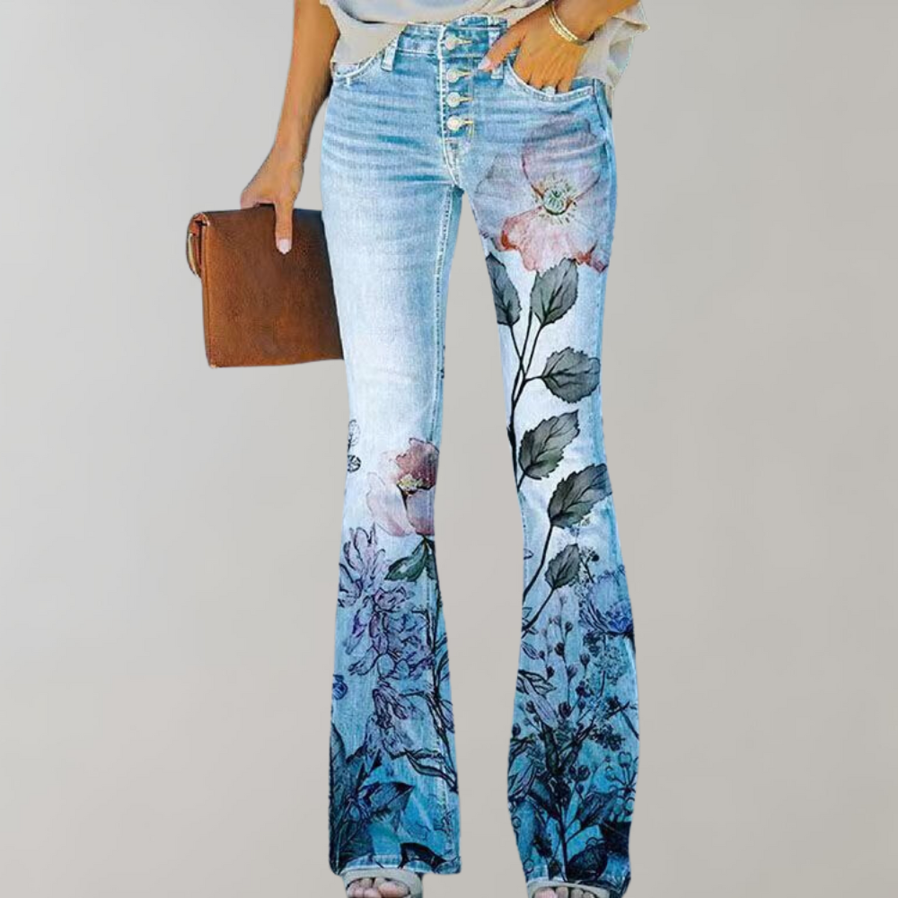 Women's Flare Pants Lightweight Summer