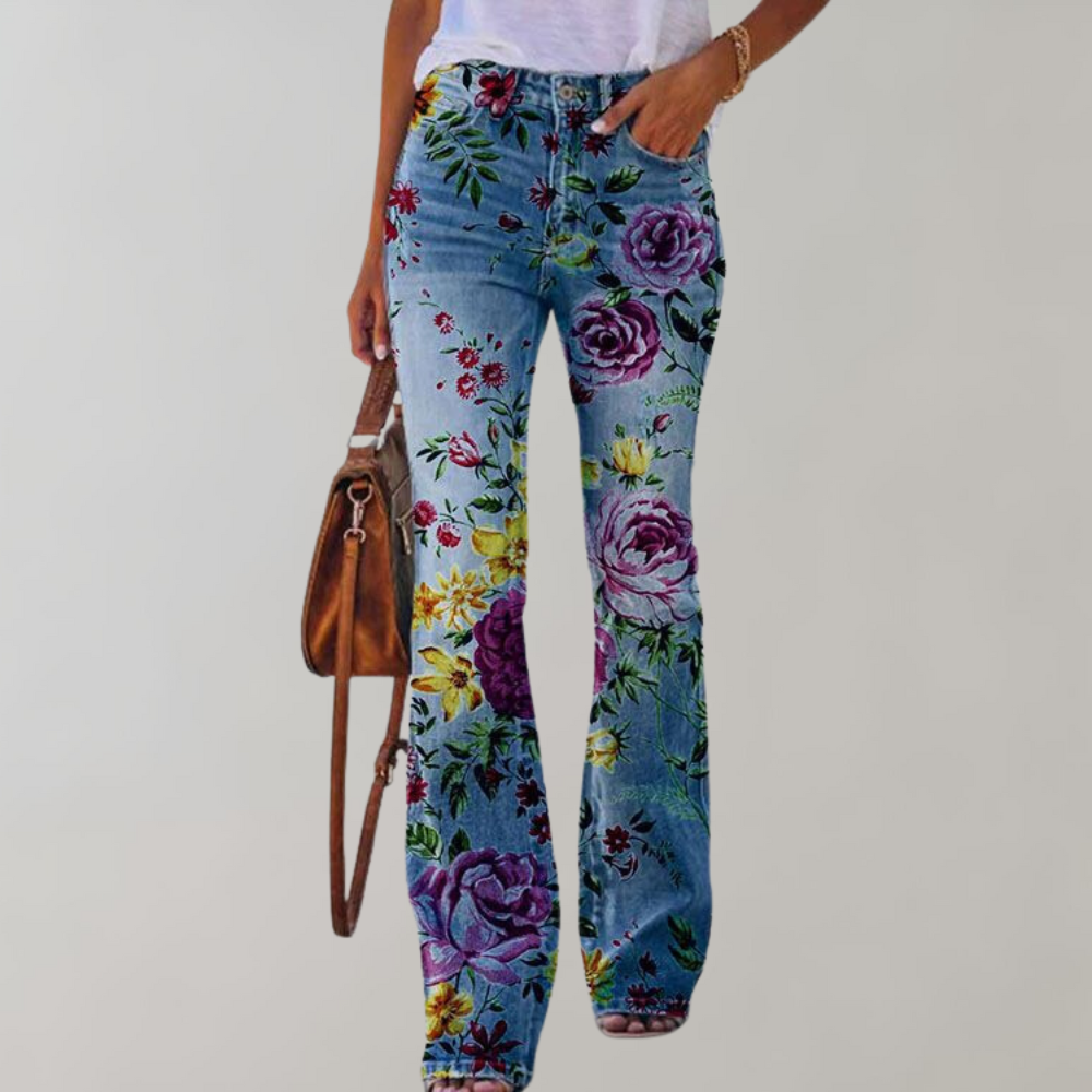 Women's Flare Pants Lightweight Summer