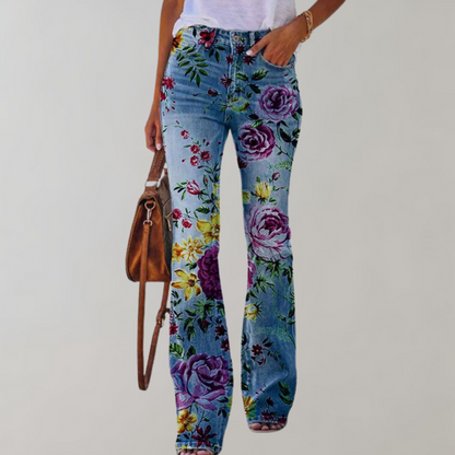 Women's Flare Pants Lightweight Summer