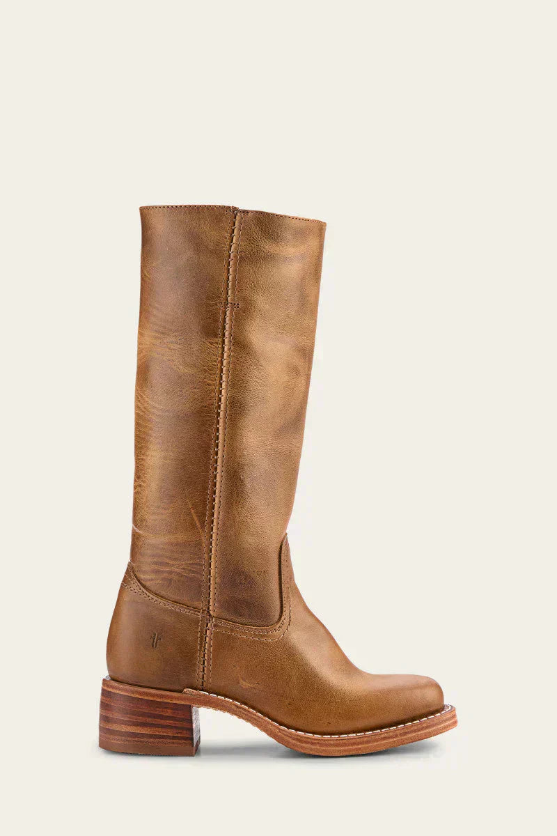 Women's Mid-Calf Boots Closed Toe Block Heel