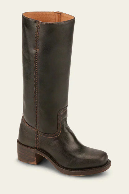 Women's Mid-Calf Boots Closed Toe Block Heel