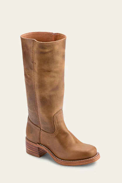 Women's Slim Fit Knee High Boots Structured Sole
