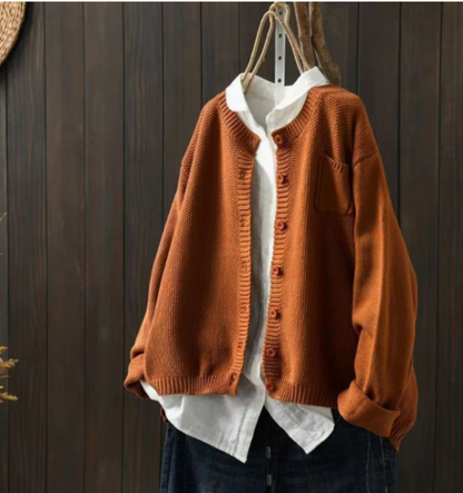 Women's Button Up Cardigan Long Sleeves