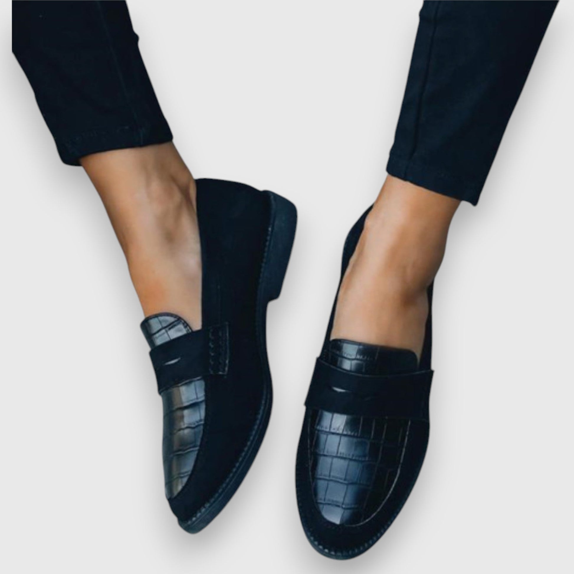 Women's Slip-On Loafers Round Toe - VibreMode