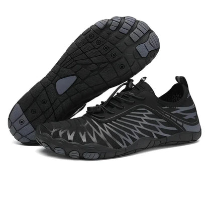 Men's Hiking Shoes Durable Leather Brown