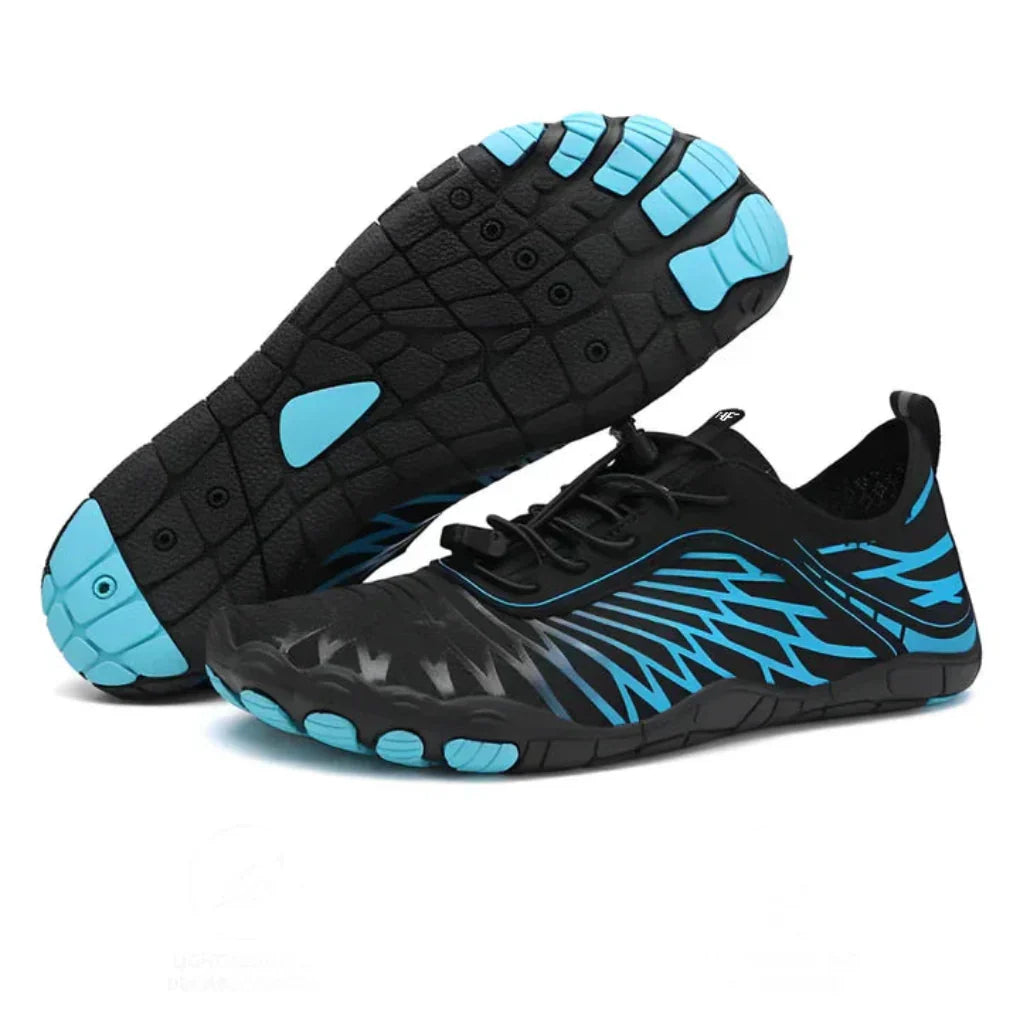 Men's Hiking Shoes Durable Leather Brown