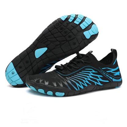 Men's Hiking Shoes Durable Leather Brown