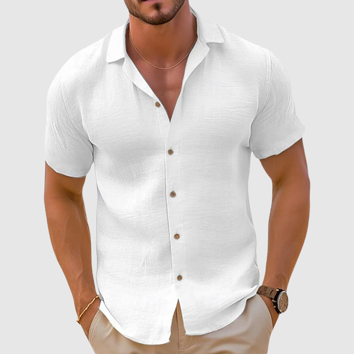 Lorenzo Men's Casual Blouse