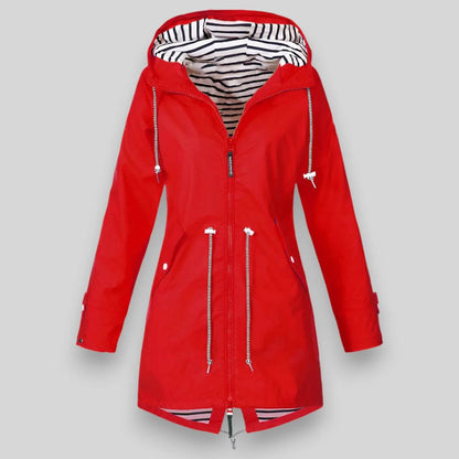 Women's Hooded Zip Up Coat