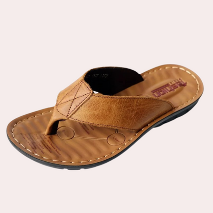 Men's Leather Casual Slippers