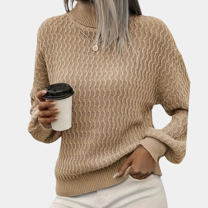 Men's Argyle Turtleneck Sweater