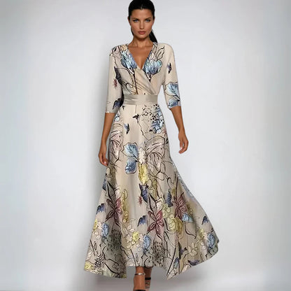 Women's Floral Midi Dress