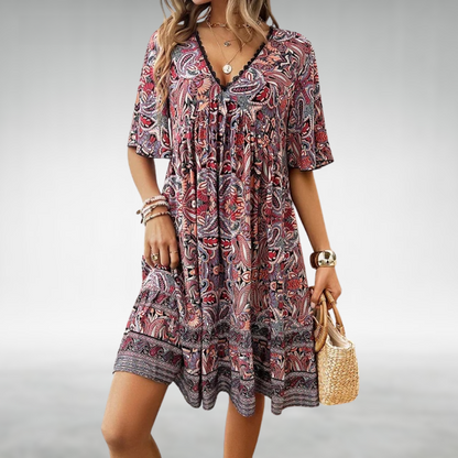 Laurel | Women's Floral Summer Mini Dress Holiday