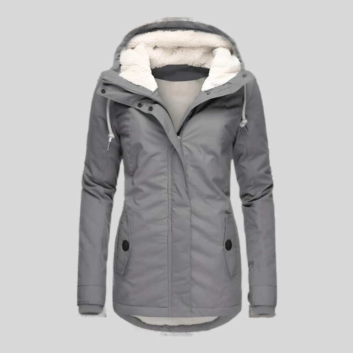 Women's Waterproof Rain Jacket Lightweight Breathable Black - VibreMode