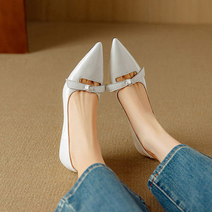 Rosalind Women's Pointed Toe Kitten Heel Pumps