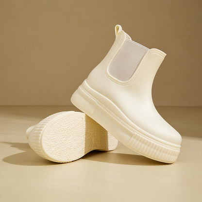 Women's Ankle Boots Platform Elastic Sides