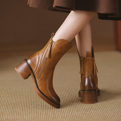 Women's Heeled Boots Structured Style