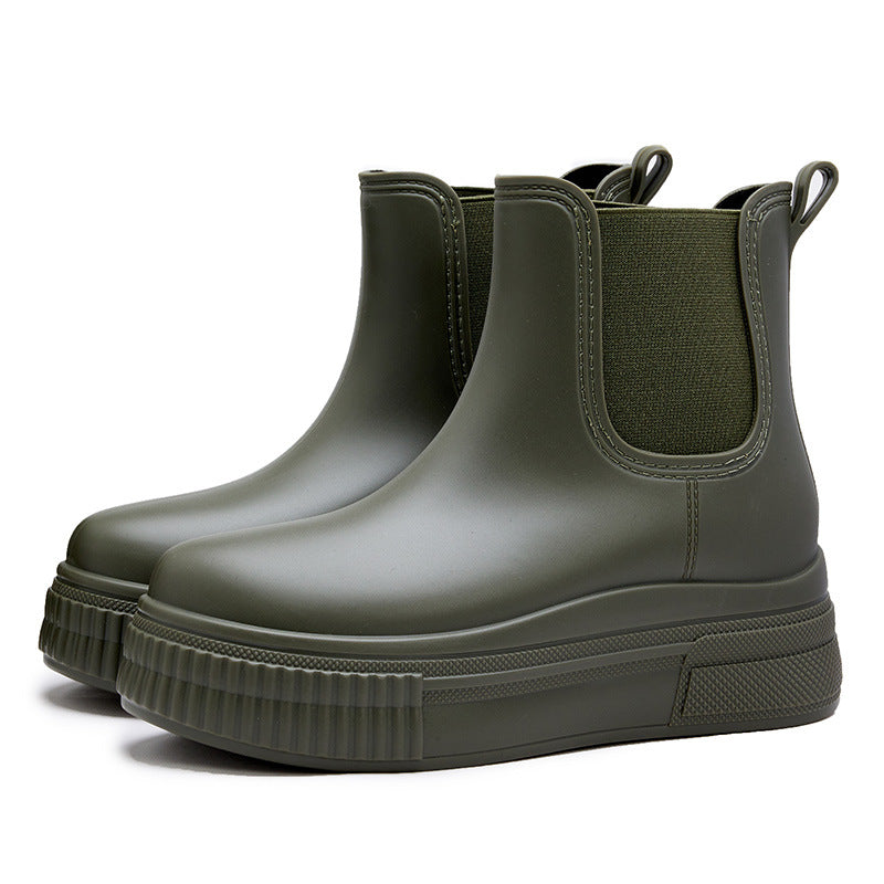 Women's Ankle Boots Elastic Platform Style