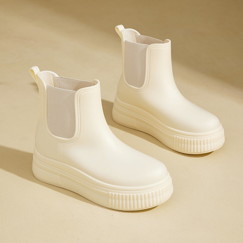Women's Ankle Boots Elastic Platform Style