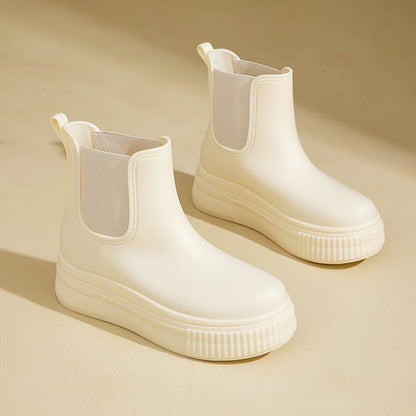 Women's Ankle Boots Platform Elastic Sides