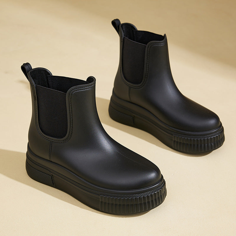 Women's Ankle Boots Elastic Platform Style
