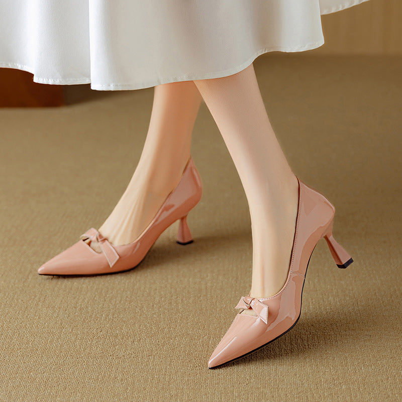Rosalind Women's Pointed Toe Kitten Heel Pumps
