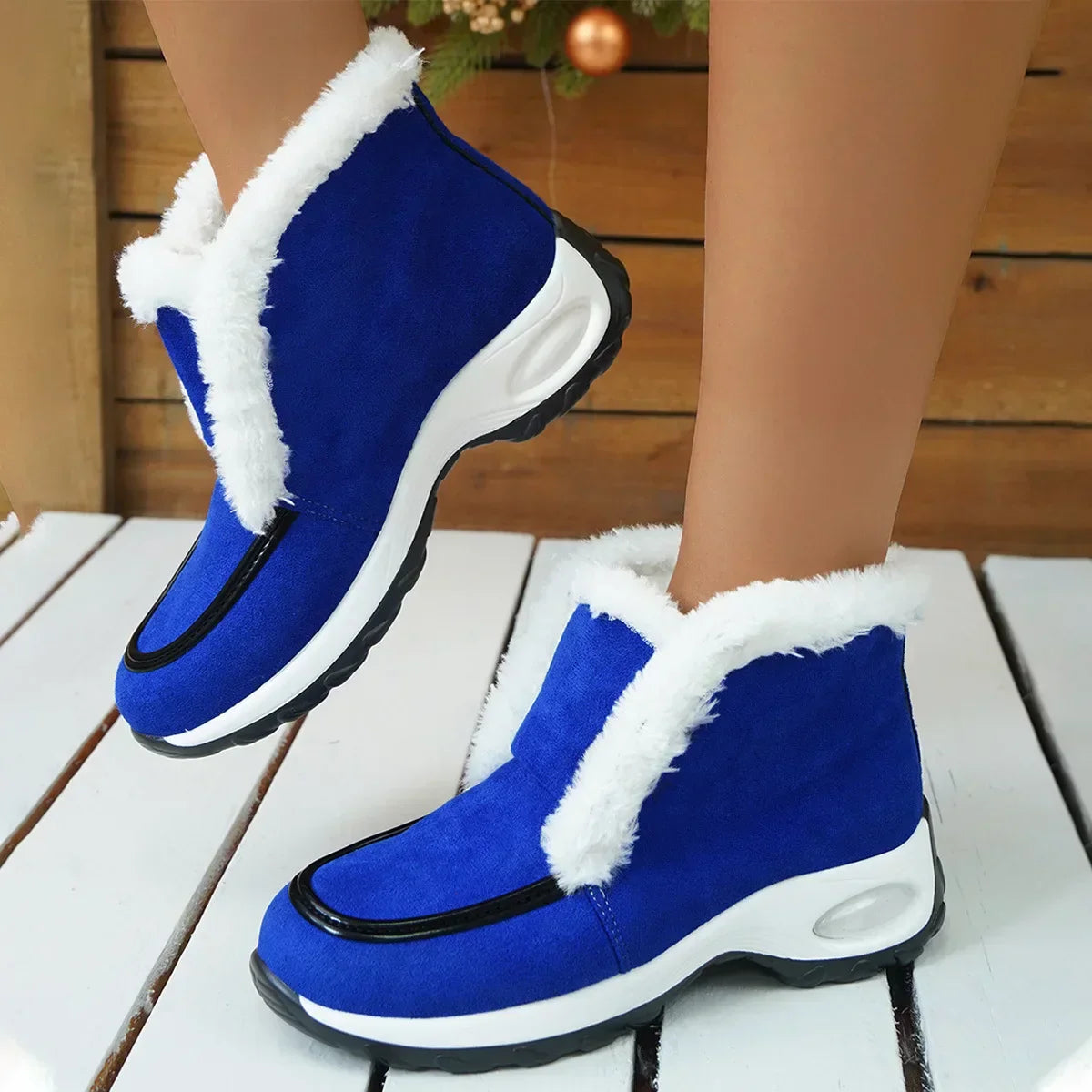 Vegan Leather Ankle Boots